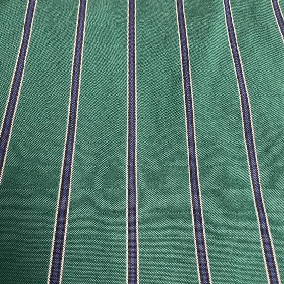 Ralph Lauren | Men | Blaire Green Striped Boy Scout LS Button Down Shirt | XL - Picture 9 of 10